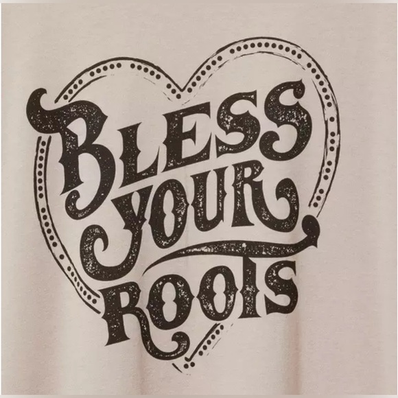 Torrid Bless Your Roots Oversized Fit Cotton Crew Tee Size Large - Picture 3 of 6